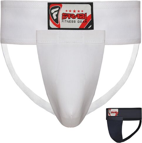 Farabi Sports Groin Guard MMA Martial Arts Elasticated Boxing Groin Protector Groin Strain Support Groin Support in Kuwait
