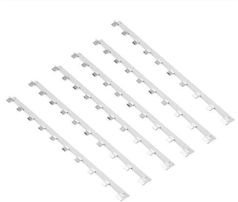 6Pcs 9 Frame Spacer for Bee Hive, 14.57 x 0.94in Beehive Frame Spacers, Easily Installing Metal Beehive Frame Strips for Beekeepers to Fix and Support Box Frames in Kuwait