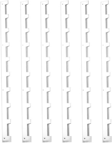 6Pcs 9 Frame Spacer for Bee Hive, 14.57 x 0.94in Beehive Frame Spacers, Easily Installing Metal Beehive Frame Strips for Beekeepers to Fix and Support Box Frames in Kuwait