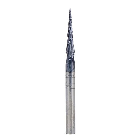 R0.25 * D4 * 20.5 * 50L * 2F كربيد الصلبة كربيد المغلفة تفتق الكرة الأنف نهاية المطاحن تفتق ومخروط بت الخشب 2 قطعة in Kuwait