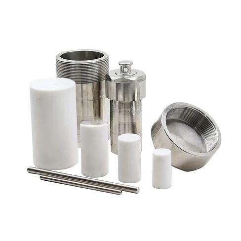 High Pressure Reactor, Hydrothermal Reactor with PTFE Chamber Hydrothermal Synthesis 5-500ml(Gold) in Kuwait