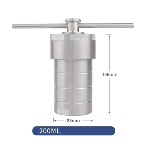 مفاعل الضغط العالي، لمفاعل التوليف الحراري المائي 25 مل 50 مل / 100 مل PTFE مبطن بالفولاذ المقاوم للصدأ درجة حرارة عالية وضغط عالي in Kuwait