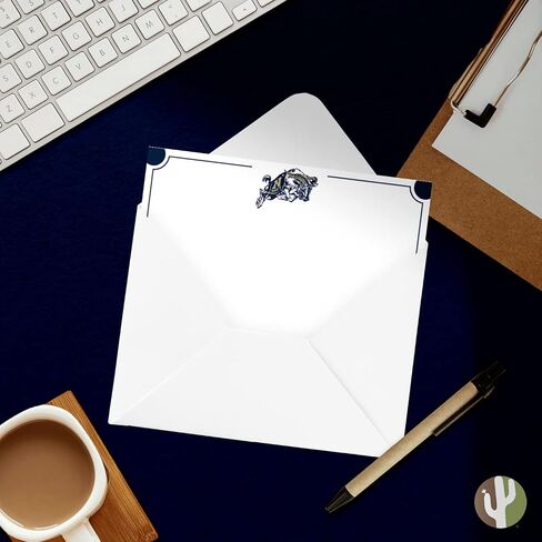 Desert Cactus United States Naval Academy Notecards 10 Pack Stationery Cardstock Midshipmen Navy USNA Includes Envelopes Memo Party Thank You (Notecard 4b) in Saudi Arabia