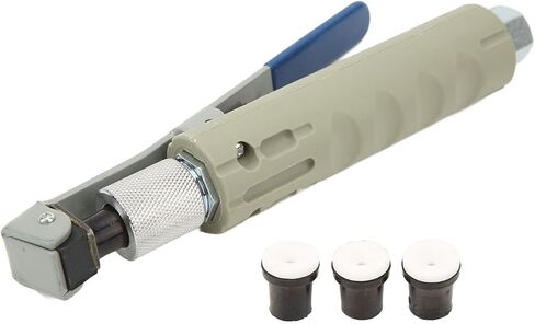 Sand Blasting Nozzle with 3 Ceramic Tips, Carbon Steel Valve Body Sandblaster Nozzle for Rust Removal, Quick Flow Control, Non Slip Handle for Cars Tiles Metal Parts in Saudi Arabia
