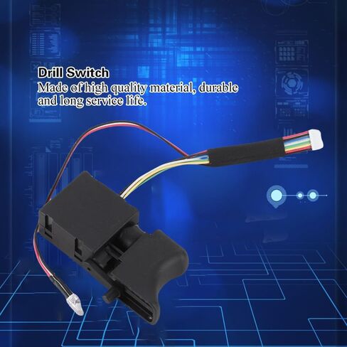 8-Pin Electric Drill Trigger Switch – 36V Brushless Speed Control with Reverse Function Electric Wrench Drive Switch for DAYI Cordless Drills in Saudi Arabia