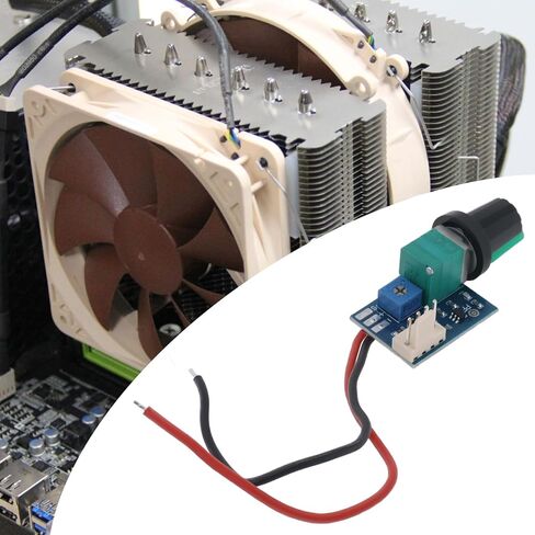 The Lord of the Tools 2pcs DC12V PWM Fan Speed ​​Controller with Push Switch for Fan Control Chassis Server Cooling in Saudi Arabia
