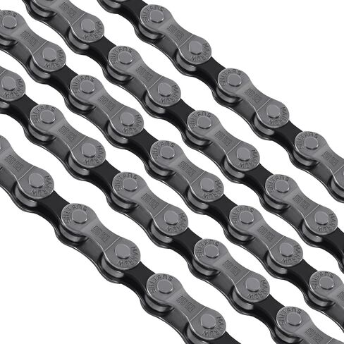 6 7 8 Speed Bike Chain, 1/2" x3/32 116 Links Carbon Steel MTB Bicycle Chain, Detachable Replacement Bike Chain 59 Inch Length in Saudi Arabia