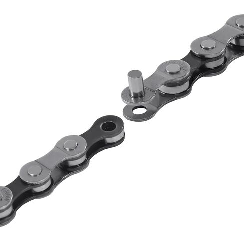6 7 8 Speed Bike Chain, 1/2" x3/32 116 Links Carbon Steel MTB Bicycle Chain, Detachable Replacement Bike Chain 59 Inch Length in Saudi Arabia