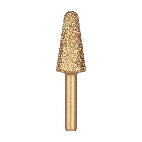 HUHAO Diamond Gringing Bit,Diamond Burr Bits with 6mm Shank Triangular Pointed Head Rotary Tool Accessories for Stone Steel Cast Iron Stainless Steel Ceramics Glass Jade Marble,13mm in Saudi Arabia