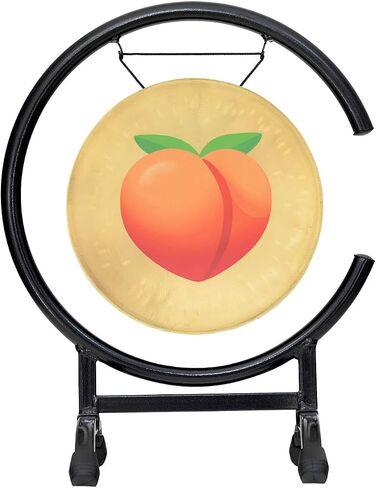 Peach Emoji Gong on Stands in Kuwait