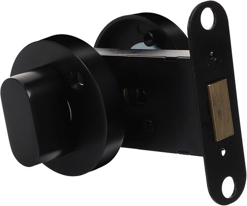 Privacy Indicator Door Lock for Public Restrooms and Office Buildings, Zinc Alloy Material with Easy Installation and Occupancy Status Display, Black Commercial Bathroom Stall Lock in Kuwait