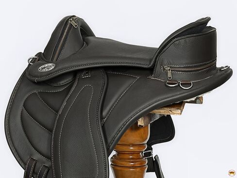 HILASON Horse English Treeless Saddle Endurance Trail Pleasure Leather in Kuwait