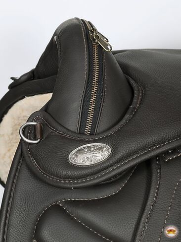 HILASON Horse English Treeless Saddle Endurance Trail Pleasure Leather in Kuwait