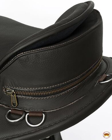 HILASON Horse English Treeless Saddle Endurance Trail Pleasure Leather in Kuwait