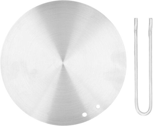 Heat Diffuser Induction Plate Stainless Steel Heat Converter Plate for Induction Cooker Fast Heating Even Heat Distribution Kitchen Cooking Accessory 17.5cm Diameter in Kuwait