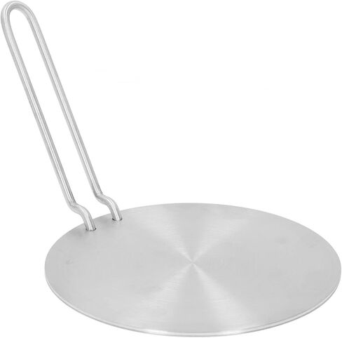 Heat Diffuser Induction Plate Stainless Steel Heat Converter Plate for Induction Cooker Fast Heating Even Heat Distribution Kitchen Cooking Accessory 17.5cm Diameter in Kuwait