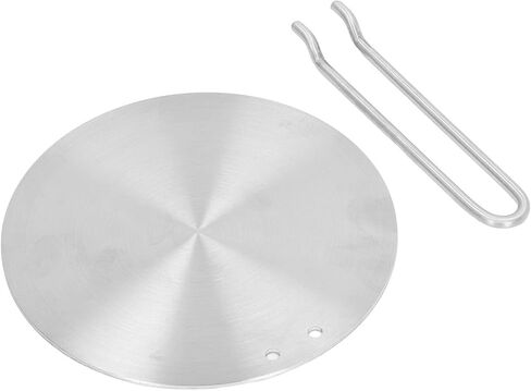 Heat Diffuser Induction Plate Stainless Steel Heat Converter Plate for Induction Cooker Fast Heating Even Heat Distribution Kitchen Cooking Accessory 17.5cm Diameter in Kuwait