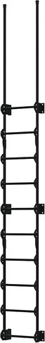 Vestil DKL-10-BK Steel Walk Through Dock Ladder 10 Step 300 Lb. Capacity Black in Kuwait