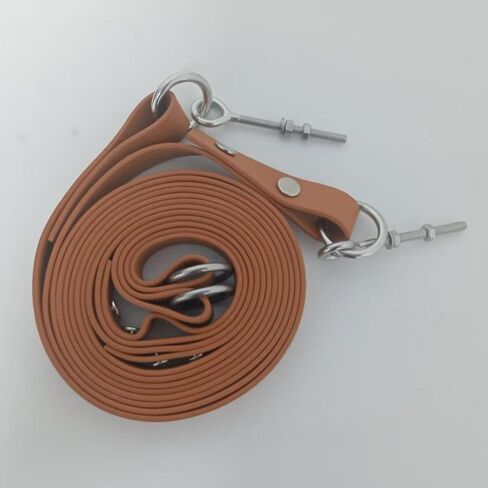 2 Pieces Pilates Reformer Rope Pull Rope Band Strap Accessories Versatile PU Leather for Balance Training Workout Exercise Equipment Easy in Kuwait