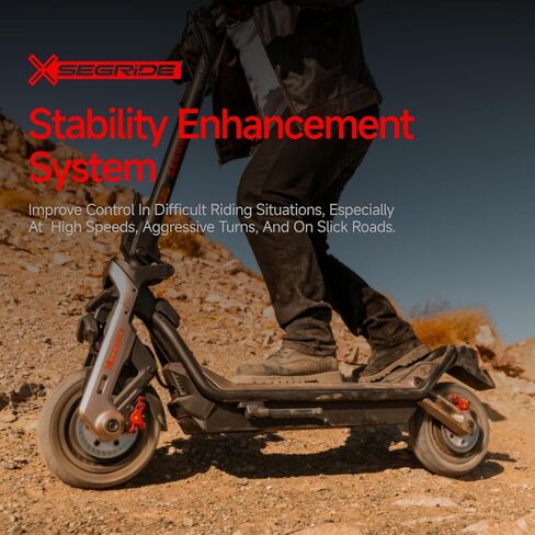 Segway SuperScooter GT3، 31 ميل في الساعة مع مدى طويل 45 ميل، محرك ذروة 2400 وات، تعليق هيدروليكي مزدوج، إطارات ذاتية الغلق، سكوتر كهربائي بشحن فلاش للبالغين، معتمد من UL 2272/2271، Gen3 in Kuwait