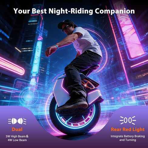 TOPFEEL KINGSONG S18PRO دراجة أحادية كهربائية، نطاق 100 كم مطور EUC، محرك ذروة 5000 وات، تعليق 100 مم، دراجة أحادية كهربائية معتمدة من UL2272 للركوب في المناطق الحضرية in Kuwait