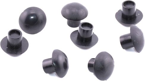 Push-in Mushroom Bumpers/Feet Fits 5/16" Hole w 5/8" OD, 1/4" Bumper Height (25) in Kuwait