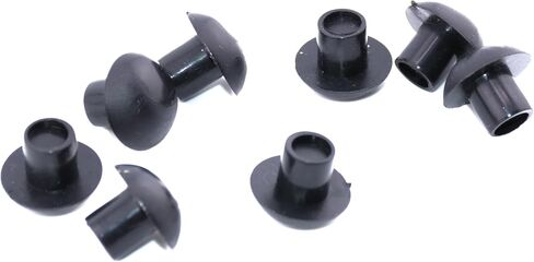Push-in Mushroom Bumpers/Feet Fits 5/16" Hole w 5/8" OD, 1/4" Bumper Height (25) in Kuwait