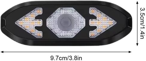 Bike Tail Light with Turn Signals, 2026 New Ultra Bright Wireless Remote Control Waterproof Bicycle Rear Light, USB Rechargeable Warning TailLight, for Biycle, E-Bike, Scooter in Kuwait