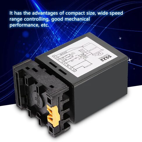 جهاز التحكم في سرعة المحرك الإلكتروني SS-22، منظم جهد سرعة المحرك AC 220 فولت 50/60 هرتز بدقة عالية واستهلاك منخفض للطاقة 90/1700 دورة في الدقيقة in Kuwait
