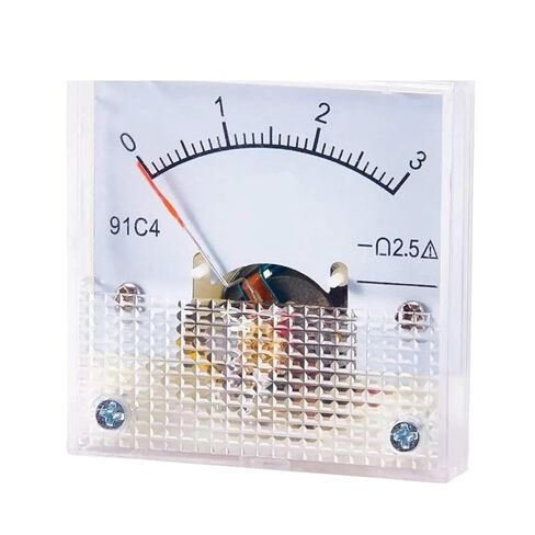 91L4 Voltage Meter DC 0-250V Square Pointer Type DC Voltmeter Portable Analog Volt Pointer Needle Analog Panel Voltage Gauge(0-100V) in Kuwait