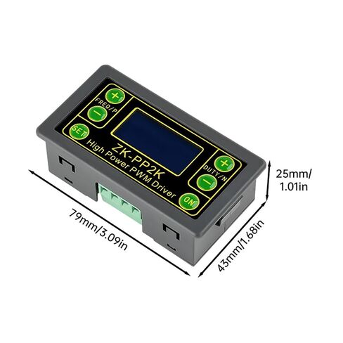ZK-PP2K PWM Signal Generator 8A Driver Module for Motor/Lamp Dual Mode LCD PWM Pulse Frequency Duty Cycle Adjustable Module in Kuwait