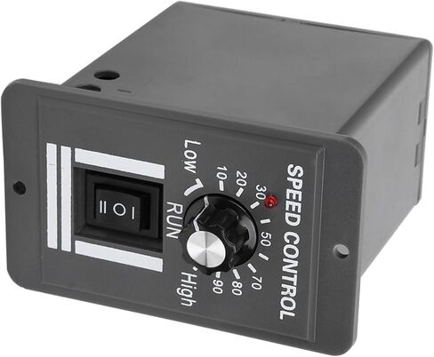 DC Motor Speed Controller, 12V-60V 20A Adjustable Forward Reverse Stop Knob, Brushed DC Motor Controller, High Current PWM Speed Control, for Robotics, Electric Scooters, Golf Cart in Kuwait