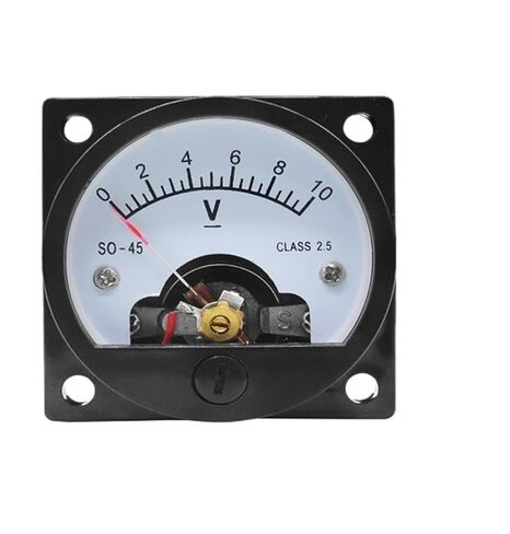 45 * 45mm DC 10V 15V 20V 25V 30V 50V 100V SO45 Pointer Type Voltage Analog Meter(100V) in Kuwait