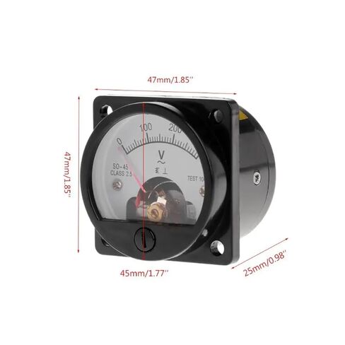 SO-45 0-300 فولت التناظرية لوحة الطلب مقياس الفولتميتر لصيانة الهاتف F0T4 in Kuwait