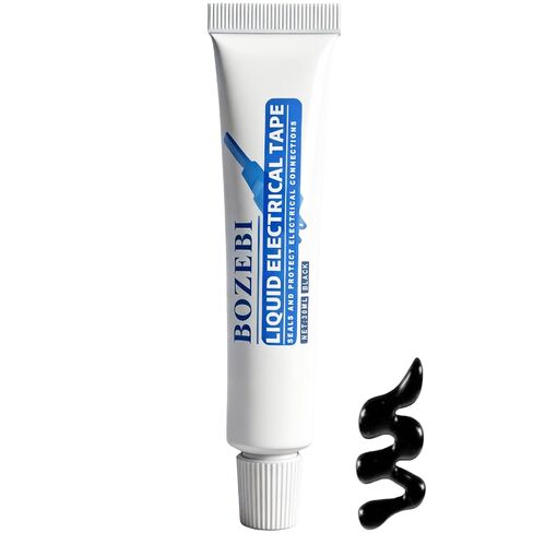 Liquid Electrical Tape 125ml, Quick Cure Waterproof Insulating Electrical Glue, Brush-Top Flexible Coating for Automotive/Home/Electrical, White in Kuwait