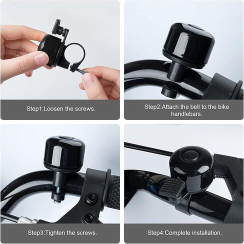 Bike Bell Mini Bicycle Bells for Ebike Conversion Kits,Loud Sound for Kids Adults Bike Horn for Road, Mountain Bike in Kuwait