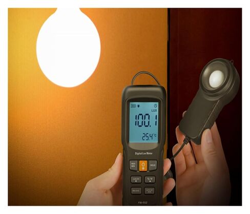 مقياس الطيف، YW-552، مقياس الإضاءة، مقياس الإضاءة 0~200000Lux، Digital Lux in Kuwait