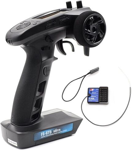 Flysky Nob4 NB4 Pro+ Surface Radio TX 2.4GHz 18CH AFHDS 3 ، مرسل الراديو 3.5 بوصة لمسة شاشة و 2 Flysky استقبال FGR4B و FGR8B - راديو Surface TX لسيارات RC و RC Boats (Helidirect) in Kuwait