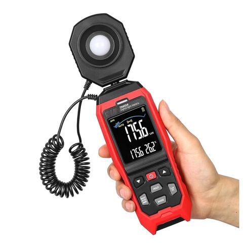 مقياس الطيف، TA632A LCD مقياس الضوء الرقمي لوكس مقياس الإضاءة مقياس الإضاءة Luxmeter 0-200000 in Kuwait