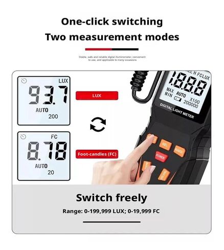 Spectrometer, High Precision Illuminometer Optical Flow Illumination Photometer Digital Luminance Meter Spectrometer in Kuwait