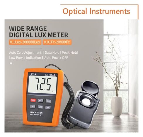 Spectrometer, 0-200,000 Lux Digital Illuminance Light Meter LX-1334B in Kuwait