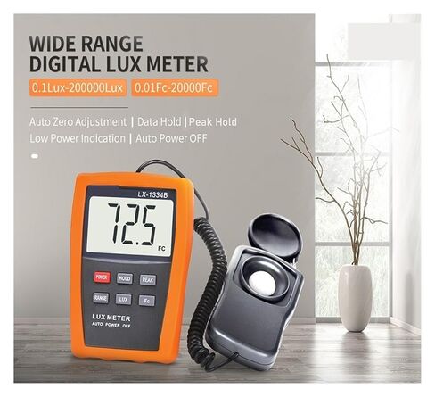 Spectrometer, 0-200,000 Lux Digital Illuminance Light Meter LX-1334B in Kuwait