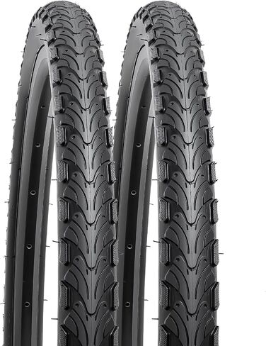 YUNSCM 2-PCS 24" Road Bike Tires 24 x 1.95/53-507 and 24" Bike Tubes Schrader Valve Compatible with 24x1.90 24x1.95 24x2.0 Bike Bicycle Tires and Tubes (Y-705) in Saudi Arabia