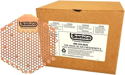Ocean Mist 10 Pack 30-Day Urinal Deodorizer Screen w/Enzymatic Technology in Kuwait