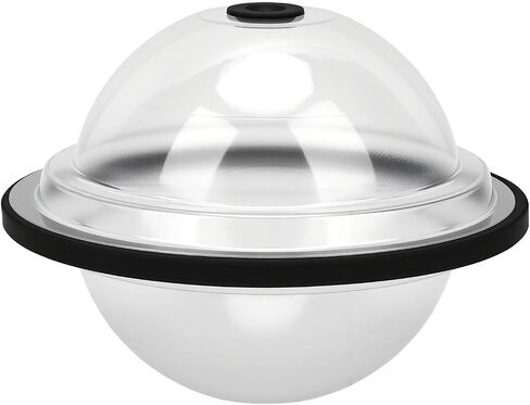 Bath Sphere Ice Maker Round Ice Maker, Large Capacity 9.06x6.61in Silicone Plastic Reusable Model, Easy Clean for Bathtub Drinks Cube Tray in Kuwait