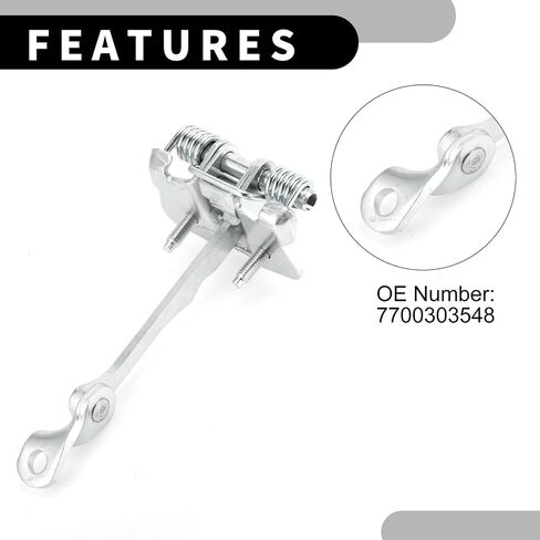 Door Brake Stopper Catch Compatible with Espace MK2 J63 1991 1992 1993 1994 1995 1996 Front Rear Left Right Door Check Strap Stopper Limiter 7700303548 in Kuwait