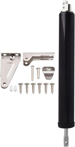 Automatic Door Closer Pneumatic Buffer for Fire Doors 50-90cm Adjustable Soft Closing Device for Wood Metal Residential Commercial White(B) in Kuwait