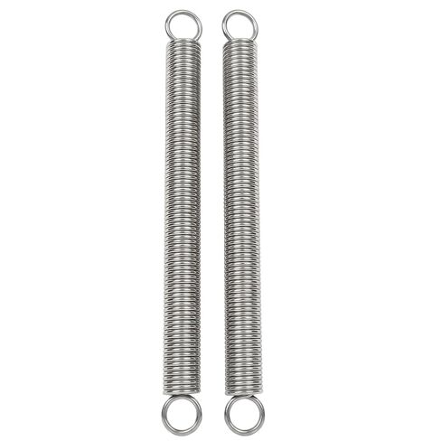 9645 زنبرك تمديد، هيكل من الصلب الزنبركي، تشطيب مطلي بالنيكل، 0.105 GA × 1-1/8 بوصة × 16 بوصة، حلقة واحدة مغلقة، عبوتان in Kuwait