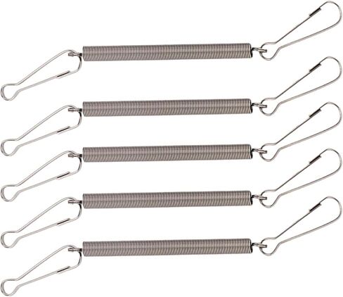5 Springs (with 2 Clips) for Fixing Drinking Bottles for Small Animal Feeding and Watering Articles, Used Singly or in Combination to Hold Rabbit Water Dispenser in Saudi Arabia