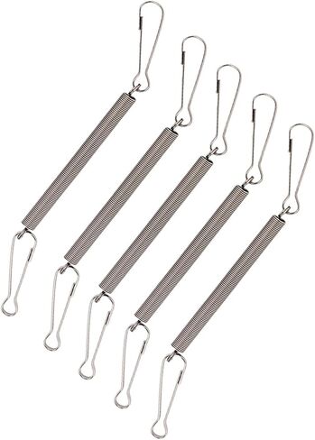 5 Springs (with 2 Clips) for Fixing Drinking Bottles for Small Animal Feeding and Watering Articles, Used Singly or in Combination to Hold Rabbit Water Dispenser in Saudi Arabia